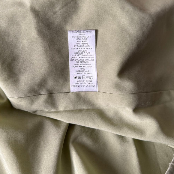 Adelyn Rae Jules Smocked Burnout Chiffon Minidress in Green Size XL - Picture 8 of 11